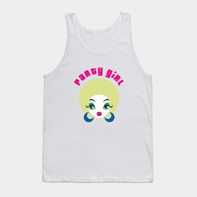 Party Girl Tank Top by ilhnklv